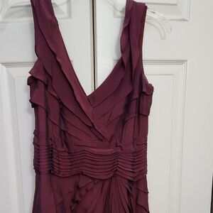 Chic Plum Sleeveless Maxi Dress